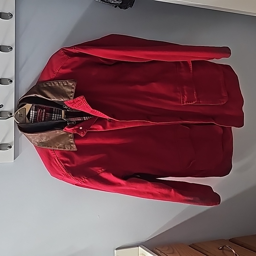 1994 Marlboro Country Store Barn Jacket XL Red Wore Twice Detachable Lin…
